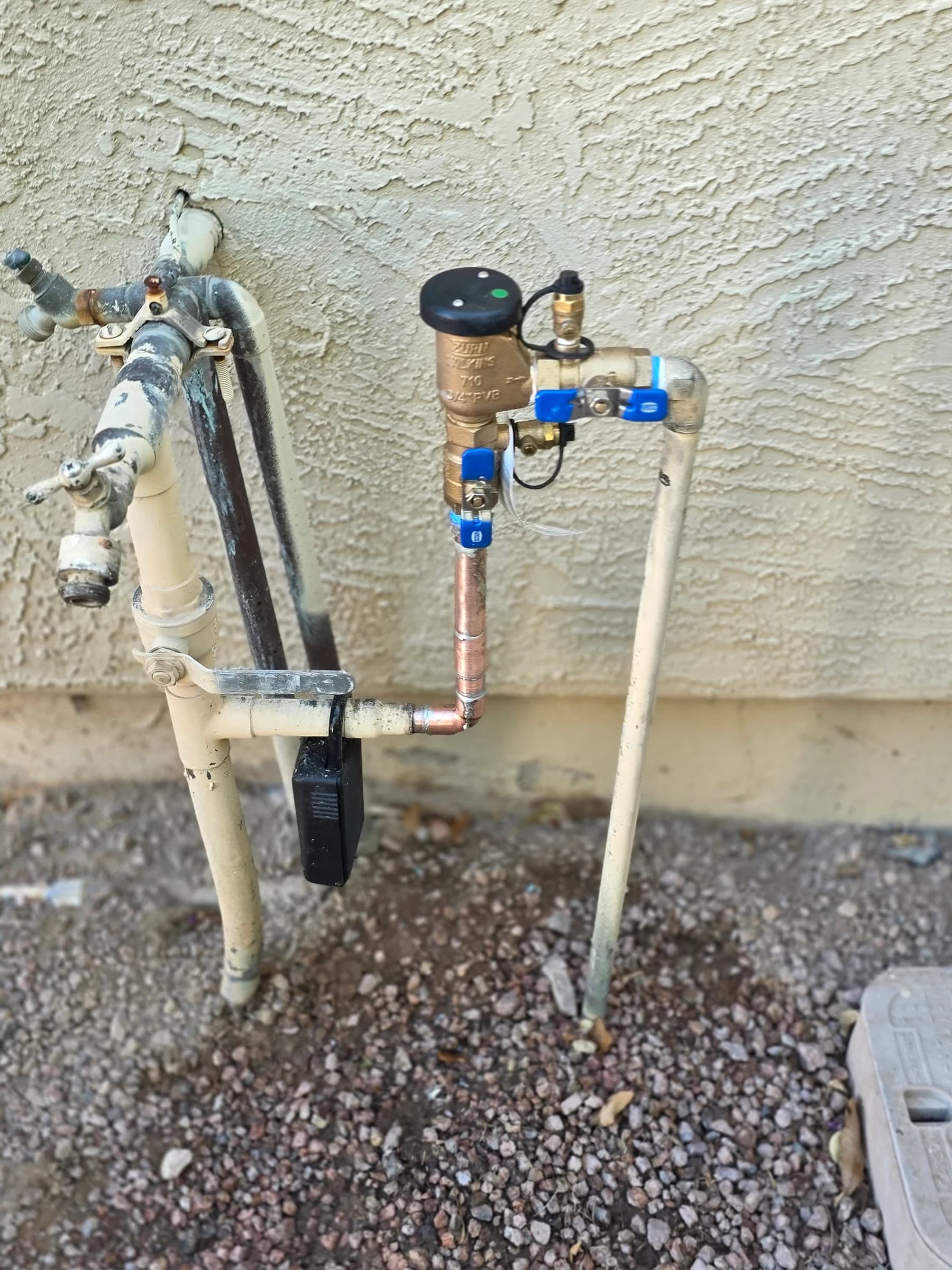 After: Leaking vacuum breaker replaced — $429.